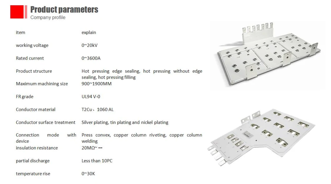 Copper/Aluminum Laminated Busbar