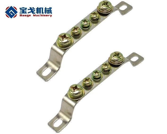 Zero Line Five-Hole Grounding Nickel Plated Copper Busbar for Distribution Cabinet