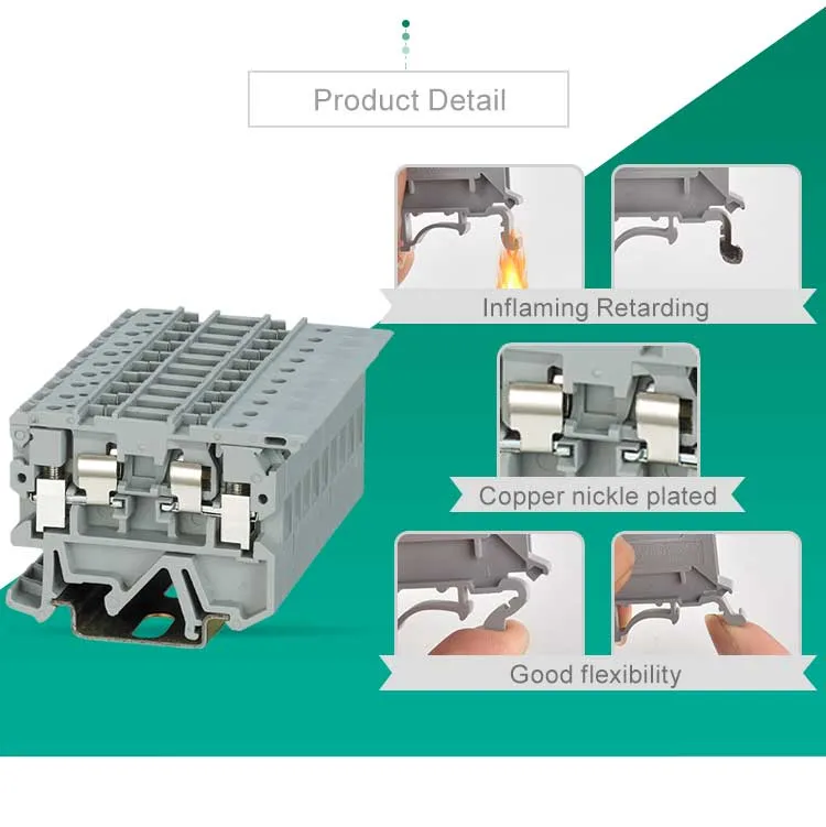 UK3N HESI Din Rail Screw Fuse Terminal Block