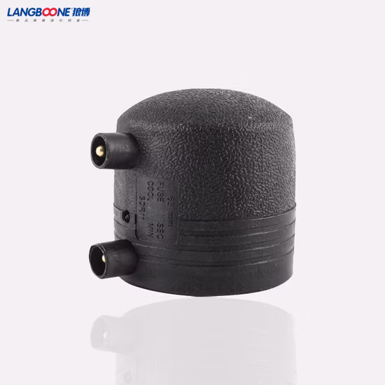 PE100 HDPE Концевые заглушки для труб Электросварные фитинги Pn16 Ef Торцевая крышка для воды/газа